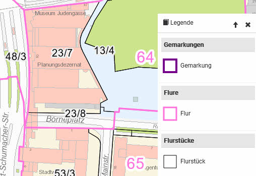 Gemarkung, Flur, Flurstück