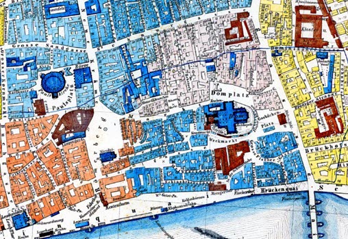 Historische Karte 1852